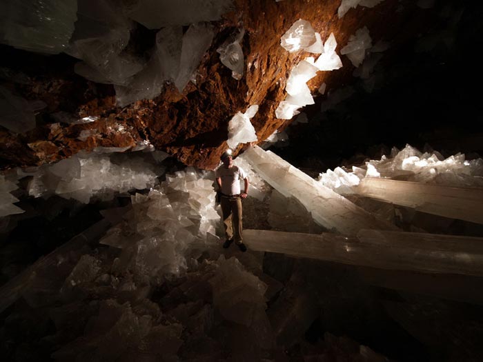 تصاویر و عکس های غار حیرت انگیز کریستال ها در صحرای مکزیک