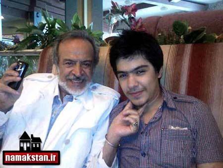 ایرج قادری و پسرش + عکس