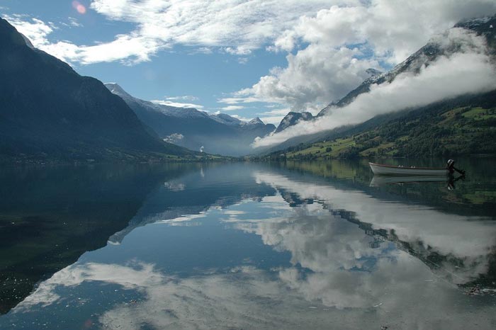 تصاویر و عکس هایی از مناظر دیدنی زیباترین آبدره جهان در نروژ
